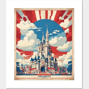 Orlando Florida United States of America Tourism Vintage Poster Posters and Art